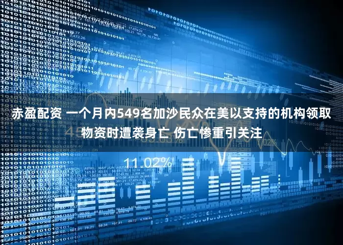 赤盈配資 一個(gè)月內(nèi)549名加沙民眾在美以支持的機(jī)構(gòu)領(lǐng)取物資時(shí)遭襲身亡 傷亡慘重引關(guān)注
