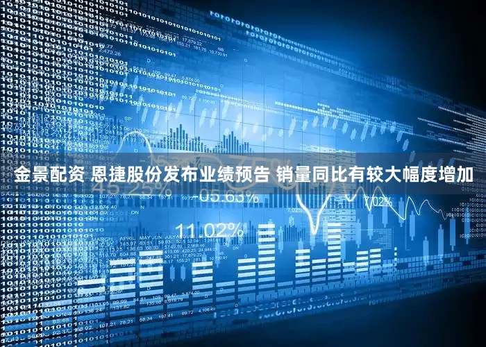 金景配資 恩捷股份發(fā)布業(yè)績預(yù)告 銷量同比有較大幅度增加